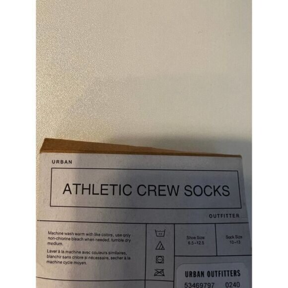 Urban Outfitters Unisex Colorful Tie-dye Athletic‎ Socks Soft Crew Socks - Picture 4 of 6